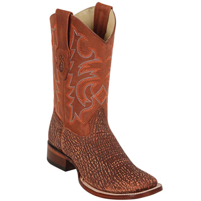 Square Toe Shark Skin Cowboy Boots 1   - from alligatorwarehouse.com