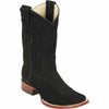 Men's Los Altos Wide Square Toe Suede Leather Boots 2 LAB-8226603-060  - from alligatorwarehouse.com