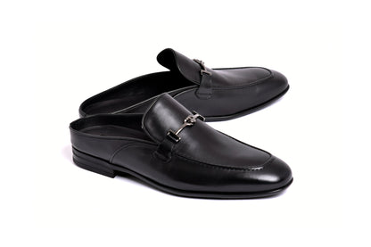 C163-8248 Black Mule (Slip-On)