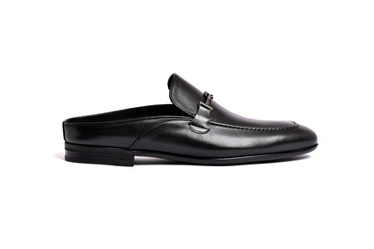 C163-8248 Black Mule (Slip-On)