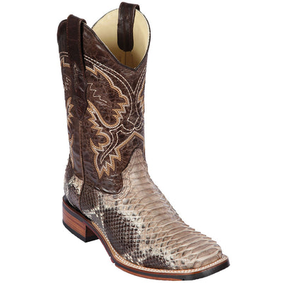 Botas de Piton Original Horma Ranchera Cuadrada Ancha Suela TPU 3 LAB-8265788-060  - from alligatorwarehouse.com
