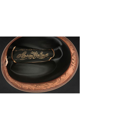 30x Larry Mahan Opulento Fur Felt Cowboy Hat Black 2   - from alligatorwarehouse.com