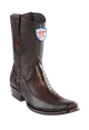 Wild West Botas de Pata de Avestruz Horma Dubai Toe Faded Brown