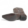 Los Altos Brown Snip Toe Genuine Ostrich 3   - from alligatorwarehouse.com