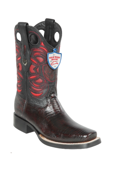 Wild West Botas de Armadillo Horma Rodeo Black Cherry 1   - from alligatorwarehouse.com