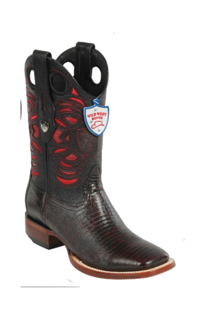 Wild West Botas de Armadillo Horma Rodeo Blackcherry 1   - from alligatorwarehouse.com