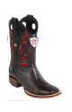 Wild West Botas de Armadillo Horma Rodeo Blackcherry