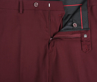 Vanderbilt Collection - Classic 2 Piece Suit 2 Buttons Regular Fit In Burgundy 5 SO6201-8-CLASSIC  - from alligatorwarehouse.com
