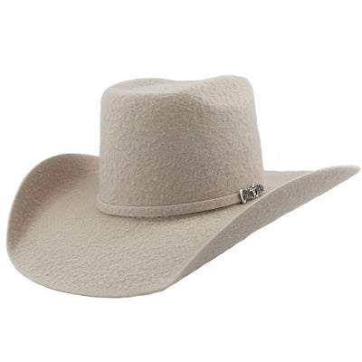 Cuernos Chuecos 10x Silver Belly Grizzly Brick Crown Cowboy Hat 1 -1  - from alligatorwarehouse.com