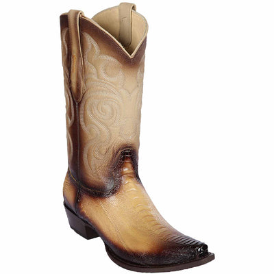 Botas de Avestruz Pata Punta Recortada 2 LAB-940557.060  - from alligatorwarehouse.com