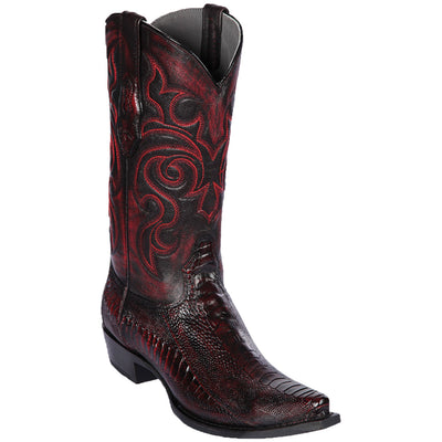 Botas de Avestruz Pata Horma Punta Recortada 3 LAB-940509.060  - from alligatorwarehouse.com