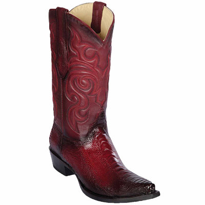 Botas de Avestruz Pata Punta Recortada 3 LAB-940557.060  - from alligatorwarehouse.com