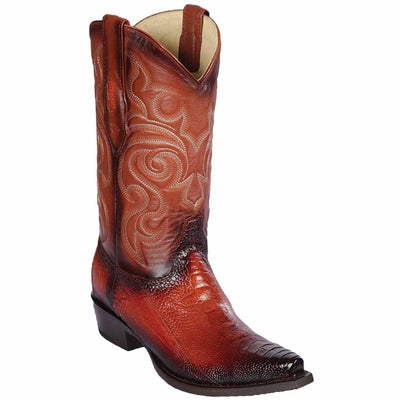 Botas de Avestruz Pata Punta Recortada 1 LAB-940557.060  - from alligatorwarehouse.com