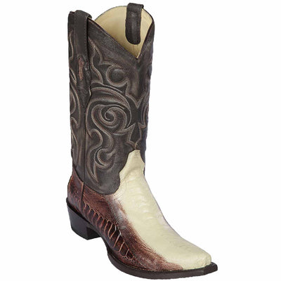 Botas de Avestruz Pata Punta Recortada 4 LAB-940557.060  - from alligatorwarehouse.com