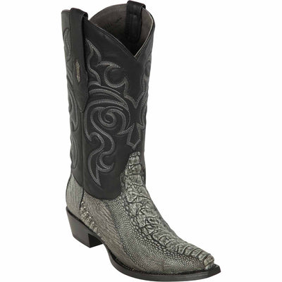 Men's Los Altos Original Ostrich Leg Snip Toe Boots 3 LAB-940582-060  - from alligatorwarehouse.com