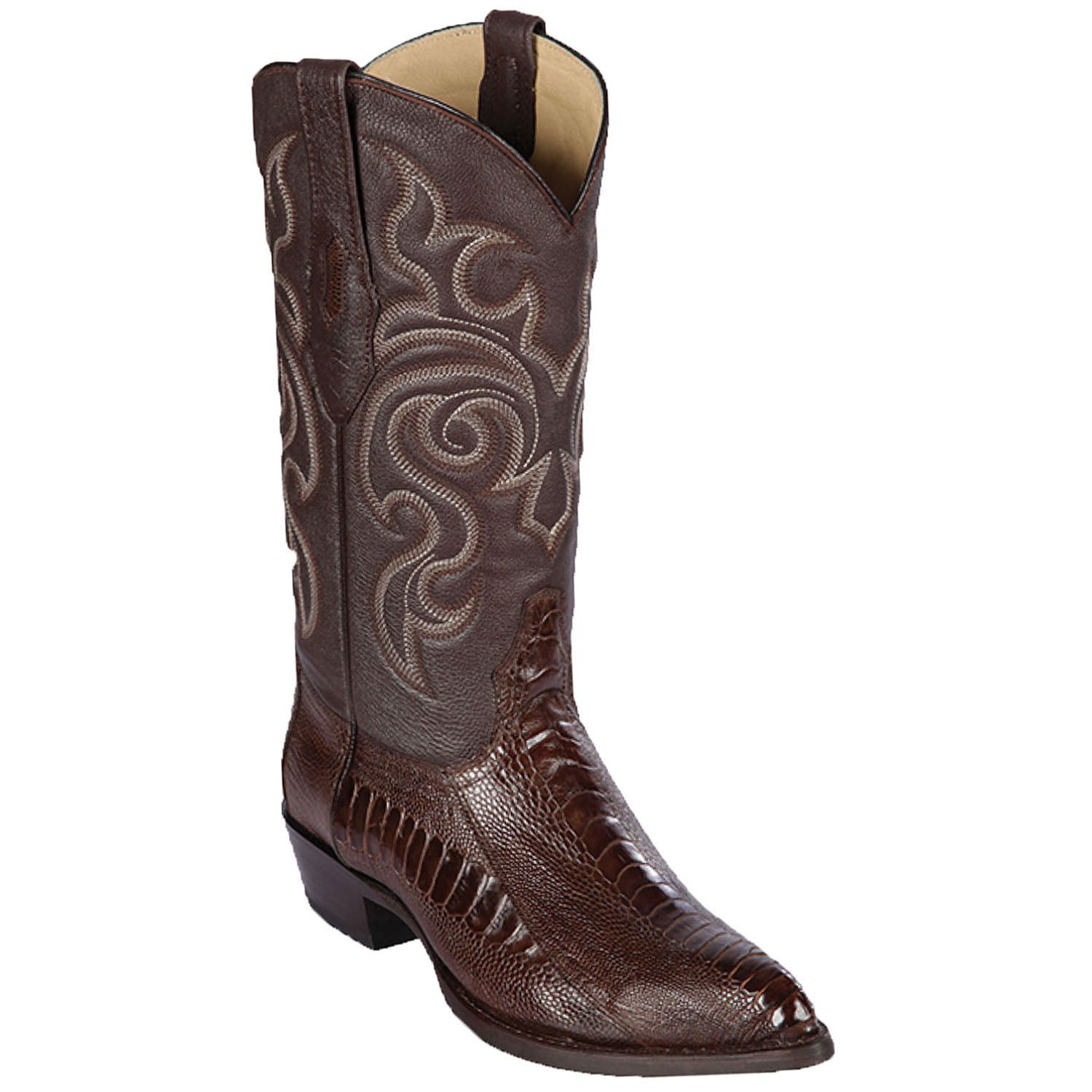 Botas de Avestruz Pata Horma Puntal -B 2 LAB-990549-060  - from alligatorwarehouse.com