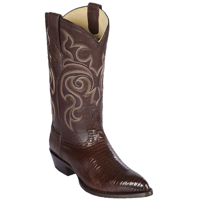 Men’s Black Armadillo Lizard Western Boots, Original Puntal Toe Cowboy Dress Boots