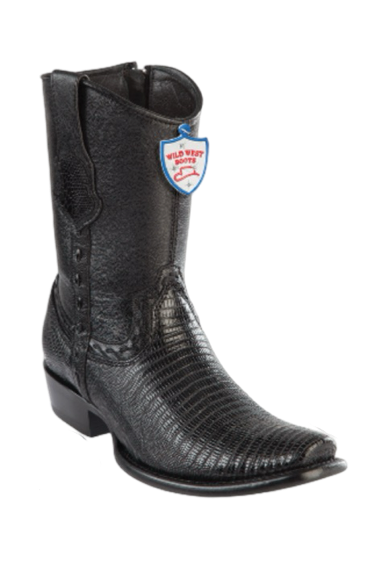 Wild West Botas de Armadillo Horma Dubai Toe Black 1   - from alligatorwarehouse.com