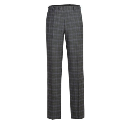 Lozano Collection - Men's 2 Piece Regular Fit Gray Check Suit 3 SO6293-25-CLASSICSUIT  - from alligatorwarehouse.com
