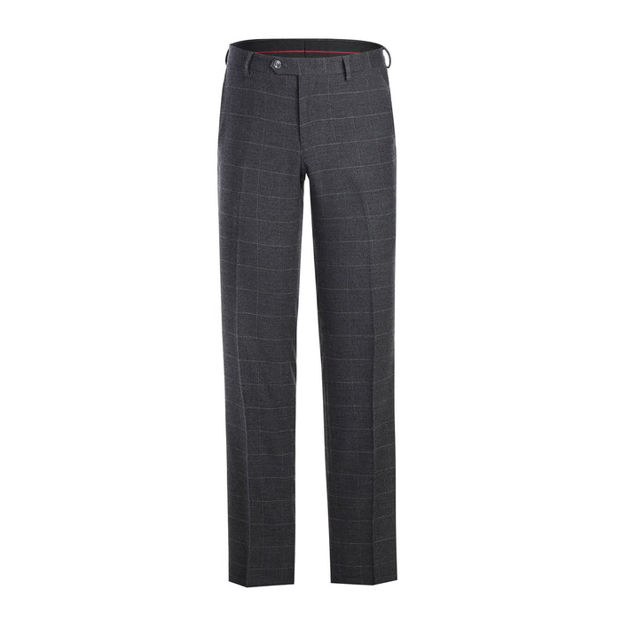 293-31 Men's Slim Fit Checked Suits