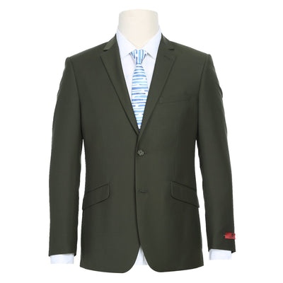 201-10 Men's 2-Piece Slim Fit Single Breasted Notch Lapel Suit 2 SO6201-10 slim suits_38L  - from alligatorwarehouse.com