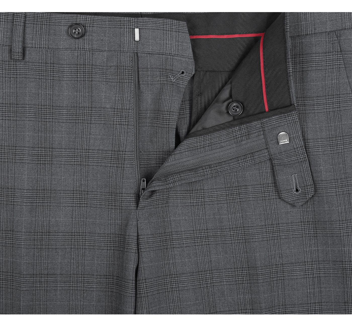 278-1 Men's 3-Piece Classic Fit Single Breasted Windowpane Suit 8 SO6278-1 classic suits_34S  - from alligatorwarehouse.com