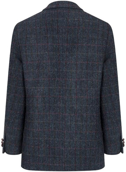 Walker and Hawkes Harris Tweed Blakemore Blazer for Men - Hand-Woven Wool Tweed Jacket with Polyester Lining, Regular Fit