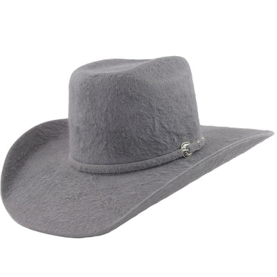 Cuernos Chuecos 10x Dark Gray Grizzly Fur Felt Cowboy Hat 1 -1  - from alligatorwarehouse.com