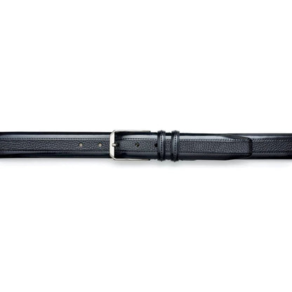 Mezlan Leather and Deerskin Belt