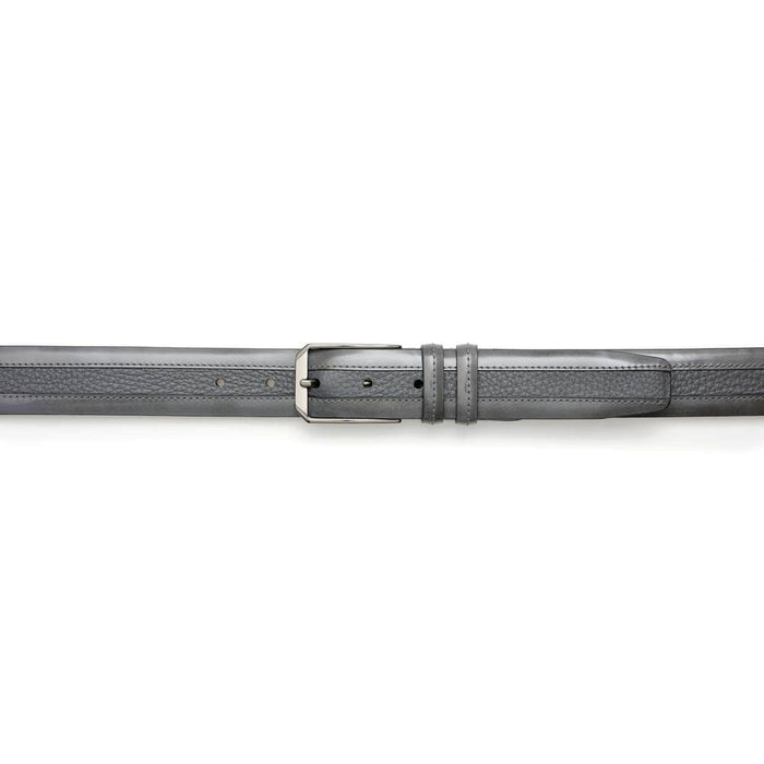 Mezlan Leather & Deerskin Belt - Luxury Italian Crafted