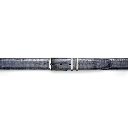 Mezlan Crocodile Belt Grey