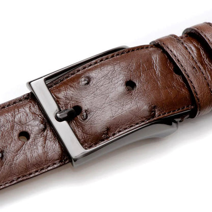 Mezlan Ostrich Skin Belt Tabac (AO8146)