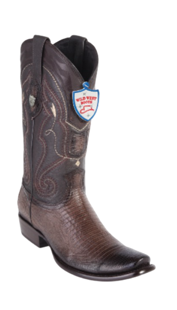 Wild West Botas de Armadillo Horma Dubai Toe Faded Brown 1   - from alligatorwarehouse.com