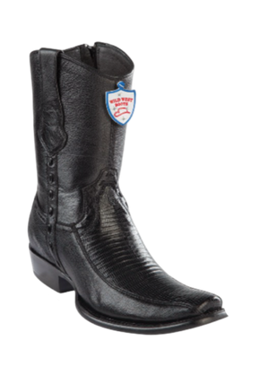 Wild West Botas de Armadillo Horma Dubai Toe Black