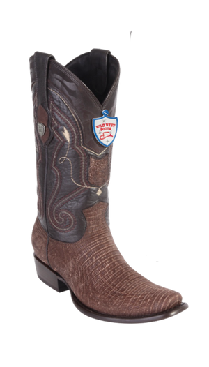 Wild West Botas de Armadillo Horma Dubai Toe Sand Brown