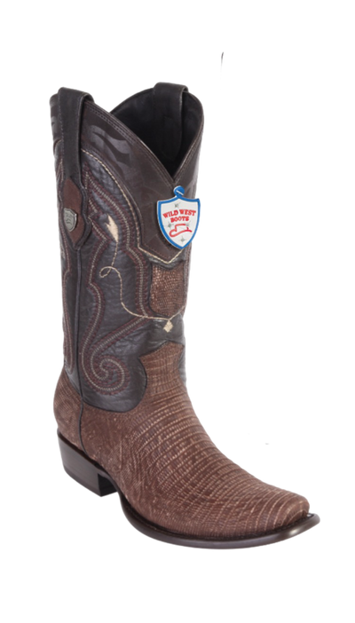 Wild West Botas de Armadillo Horma Dubai Toe Sand Brown 1   - from alligatorwarehouse.com