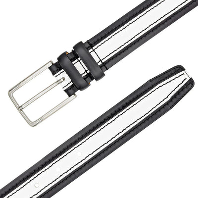 Mezlan Two-Tone Leather Belt
