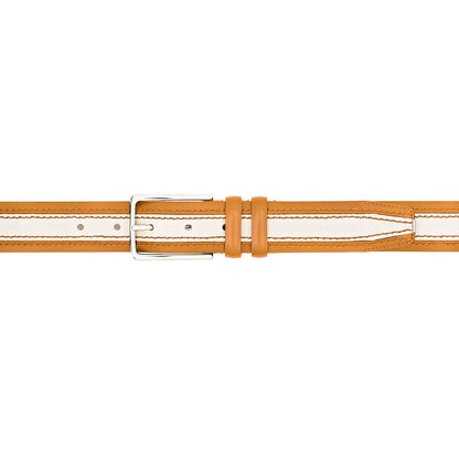 Mezlan Two-Tone Leather Belt