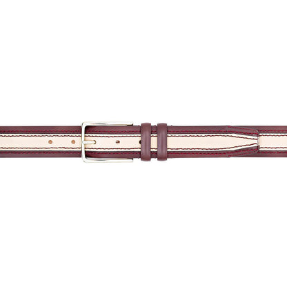 Mezlan Two-Tone Leather Belt