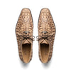 Marco Di Milano Apricena Men'shoes Genuine Caiman Crocodile Dress Derby Oxfords 4 APRICENA_CAIMAN FUSCUS_RUS ORIX_8  - from alligatorwarehouse.com