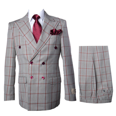 ROSSI MAN DOUBLE BREASTED SUIT ARTHUR RM2321 1   - from alligatorwarehouse.com
