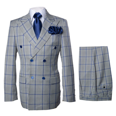 ROSSI MAN DOUBLE BREASTED SUIT ARTHUR RM2322 1   - from alligatorwarehouse.com