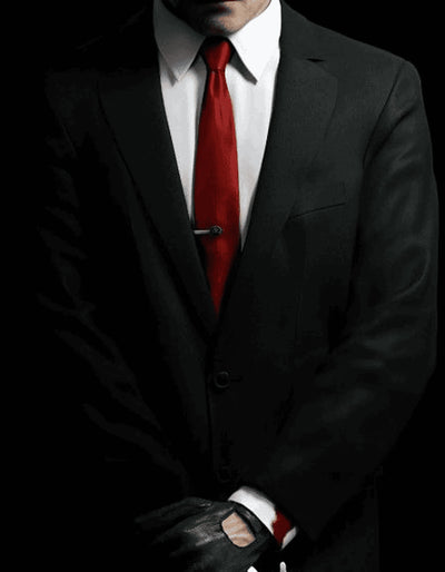Mens Agent 47 Hitman Black Suit Costume Package Suit | Shirt | Tie 1   - from alligatorwarehouse.com