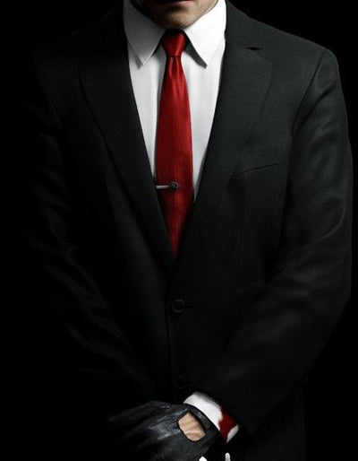 Mens Agent 47 Hitman Black Suit Costume Package Suit | Shirt | Tie 1 B4-2293  - from alligatorwarehouse.com