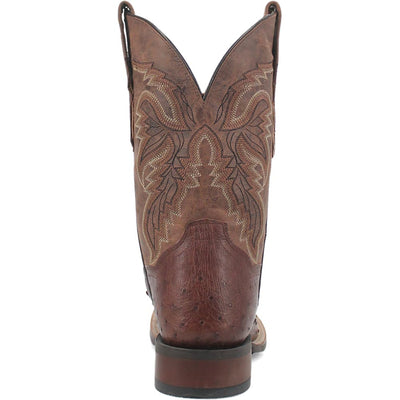 Dan Post Mens Alamosa Brown Genuine Ostrich 11 Square Toe Cowboy Certified Boot 4 DP3875_7_D  - from alligatorwarehouse.com