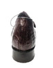 Los Altos Brown All-Over Crocodile Lace Up Dress Shoes 5   - from alligatorwarehouse.com