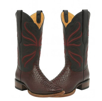 Print Python Cowboy Boots 2   - from alligatorwarehouse.com