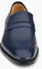 Calfskin Penny Loafer Navy By Mezlan Made In Spain Brand 5   - from alligatorwarehouse.com