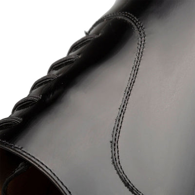 Men's Altea Plain Toe Black Slip-On Oxford By Mezlan Made In Spain Brand 3   - from alligatorwarehouse.com