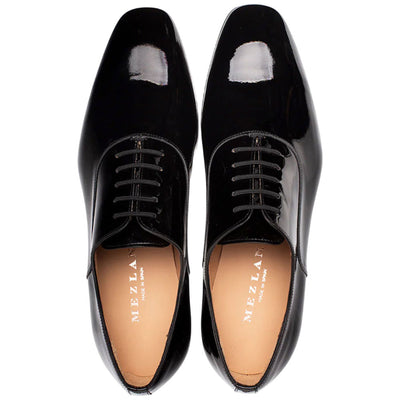 Men's Altea Plain Toe Black Slip-On Oxford By Mezlan Made In Spain Brand 5   - from alligatorwarehouse.com